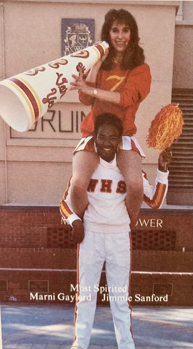 Marni voted Most Spirited — Wilson High School, class of 1985